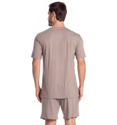 Pijama Masculino Curto Com Bolso Lucca Tombini - Imagem 2 - Mobile