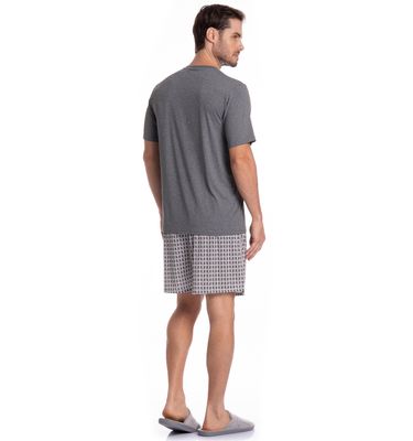 Pijama Masculino Curto Manuel Tombini - Imagem 4 - Mobile