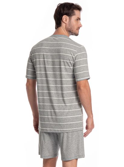 Pijama Masculino Curto Henrique Tombini - Imagem 2 - Desktop