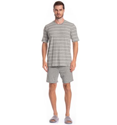 Pijama Masculino Curto Henrique Tombini - Imagem 3 - Mobile