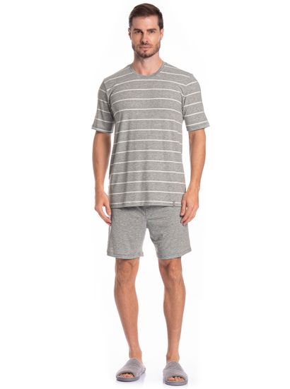 Pijama Masculino Curto Henrique Tombini - Imagem 3 - Desktop