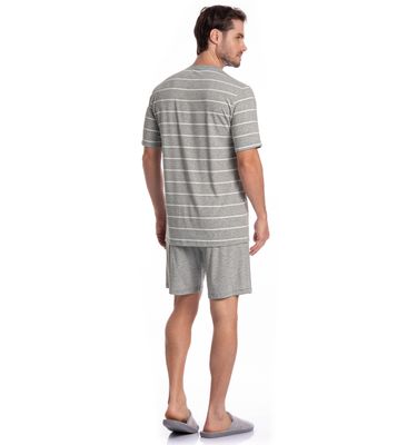 Pijama Masculino Curto Henrique Tombini - Imagem 4 - Mobile