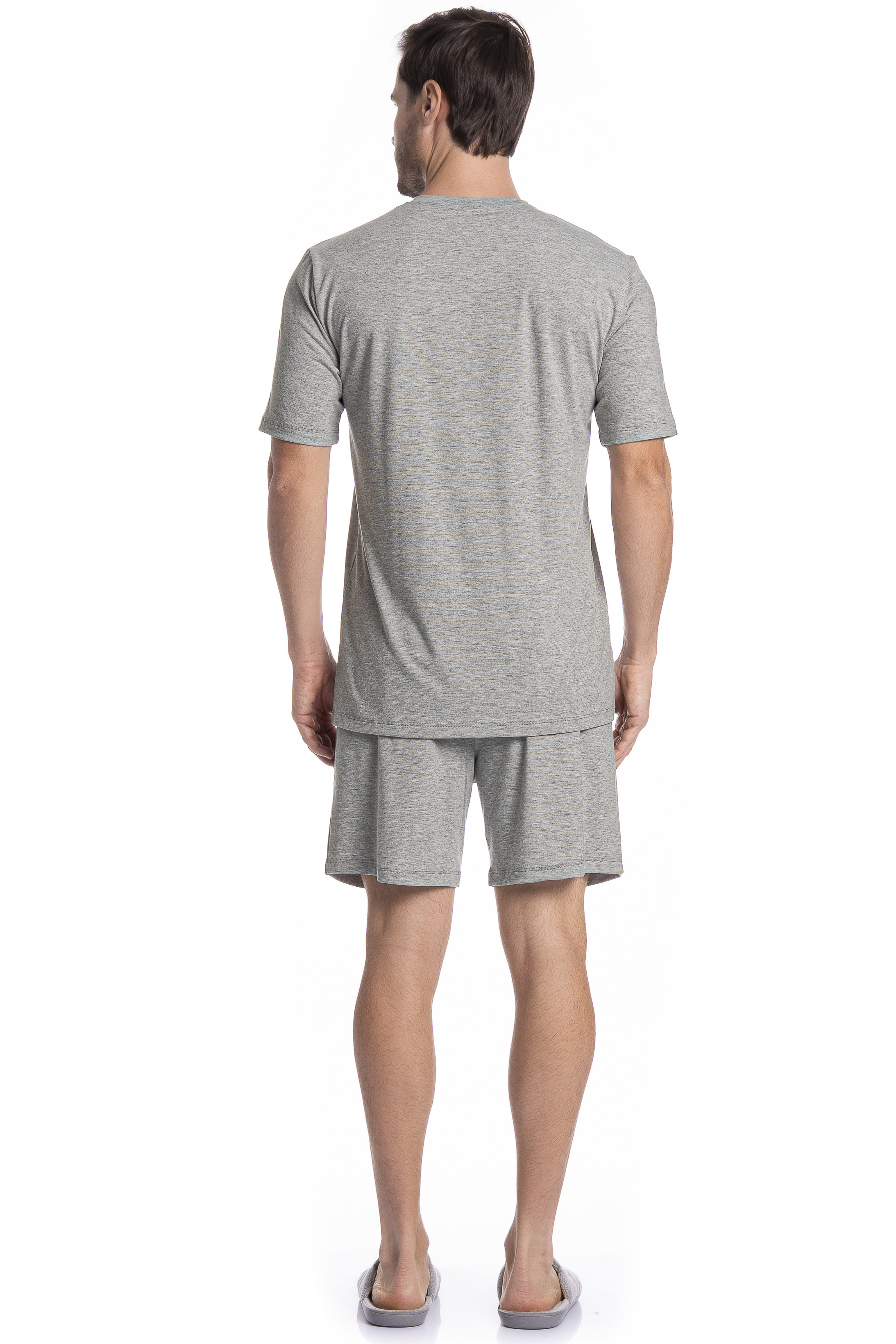Pijama Masculino Curto Henrique Tombini - Imagem 4 - Mobile