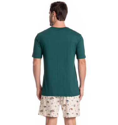 Pijama Masculino Curto Turtle Tombini - Imagem 2 - Mobile
