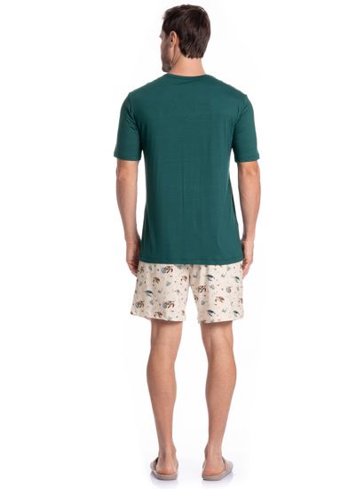 Pijama Masculino Curto Turtle Tombini - Imagem 4 - Desktop