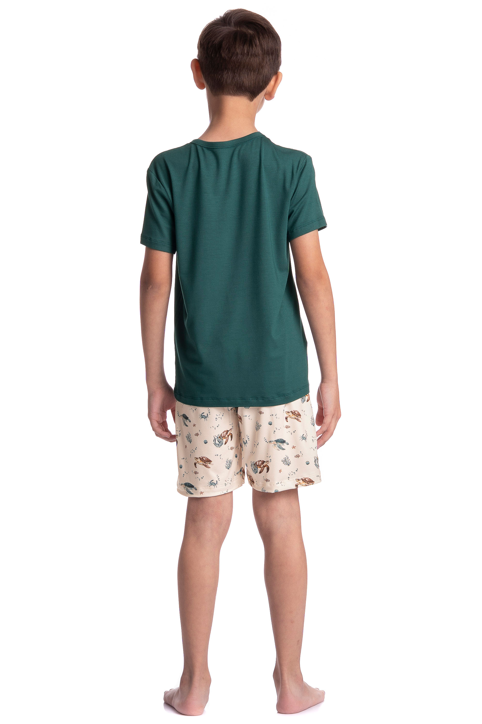 Pijama Infantil Masculino Curto Turtle - Imagem 4 - Mobile