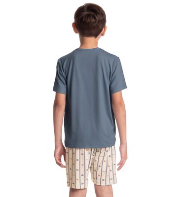 Pijama Infantil Masculino Curto Ocean - Imagem 2 - Mobile