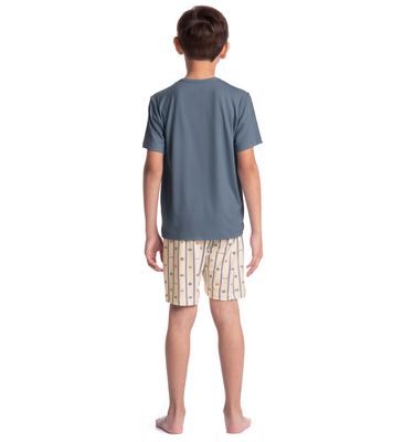Pijama Infantil Masculino Curto Ocean - Imagem 4 - Mobile