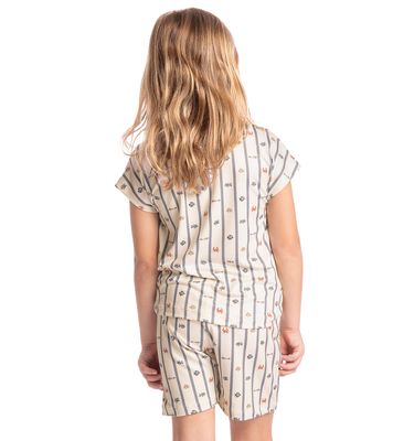 Pijama Infantil Feminino Curto Ocean - Imagem 2 - Mobile