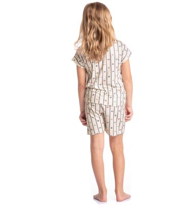 Pijama Infantil Feminino Curto Ocean - Imagem 4 - Mobile