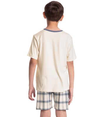 Pijama Infantil Unissex Curto Blue - Imagem 2 - Mobile