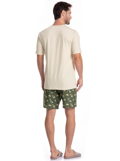 Pijama Masculino Curto Dino Tombini - Imagem 4 - Desktop