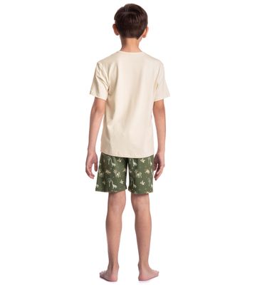 Pijama Infantil Masculino Curto Dino - Imagem 4 - Mobile