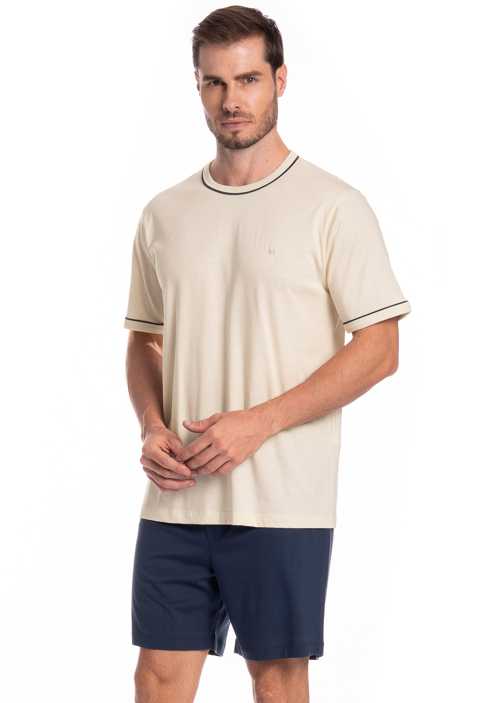 Pijama Masculino Curto Dado Tombini - Imagem 1