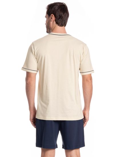 Pijama Masculino Curto Dado Tombini - Imagem 2 - Desktop