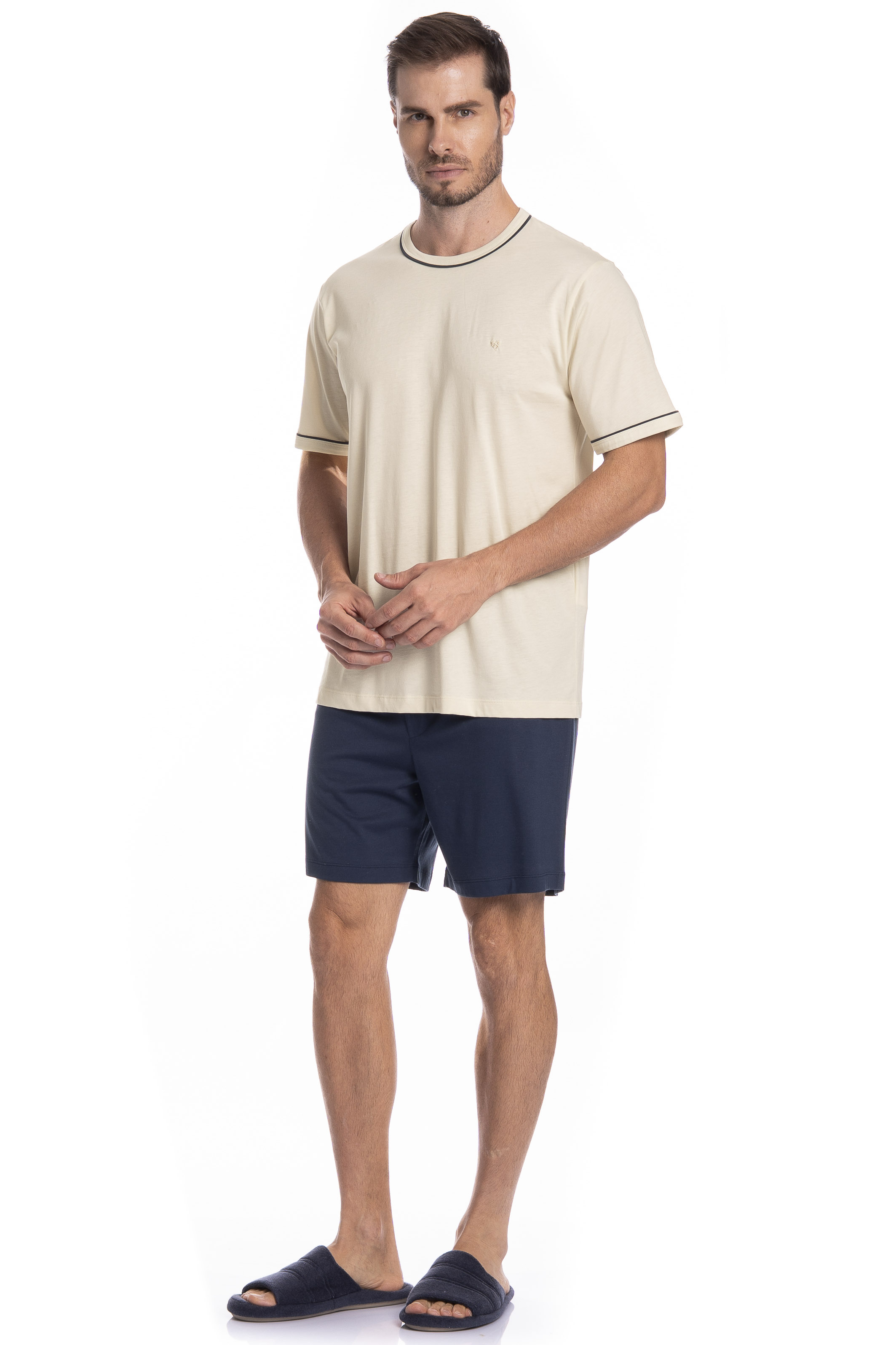 Pijama Masculino Curto Dado Tombini - Imagem 3 - Mobile