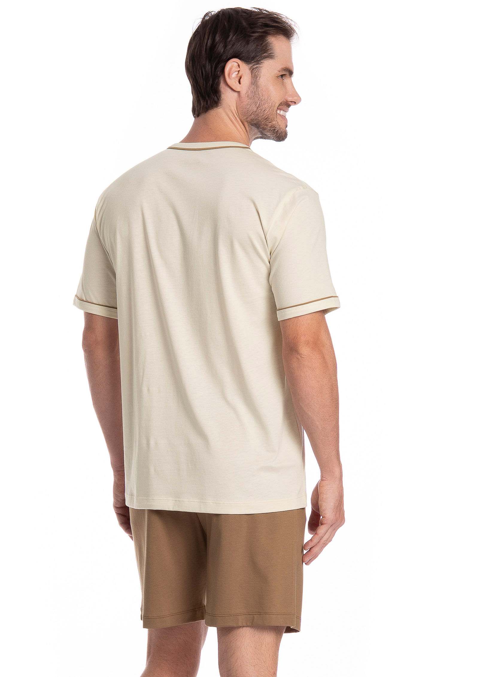 Pijama Masculino Curto Dado Tombini - Imagem 2 - Mobile