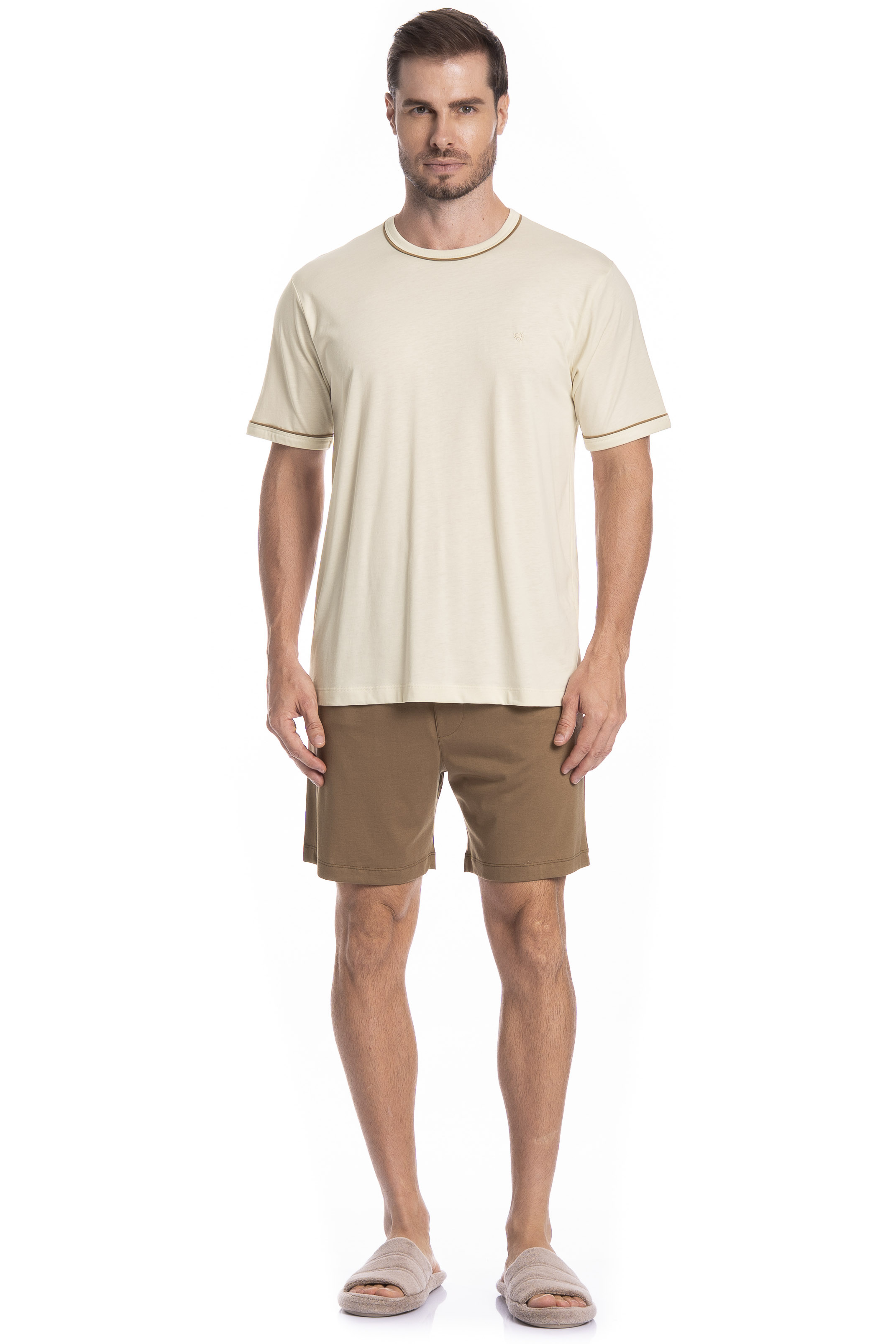 Pijama Masculino Curto Dado Tombini - Imagem 3 - Mobile