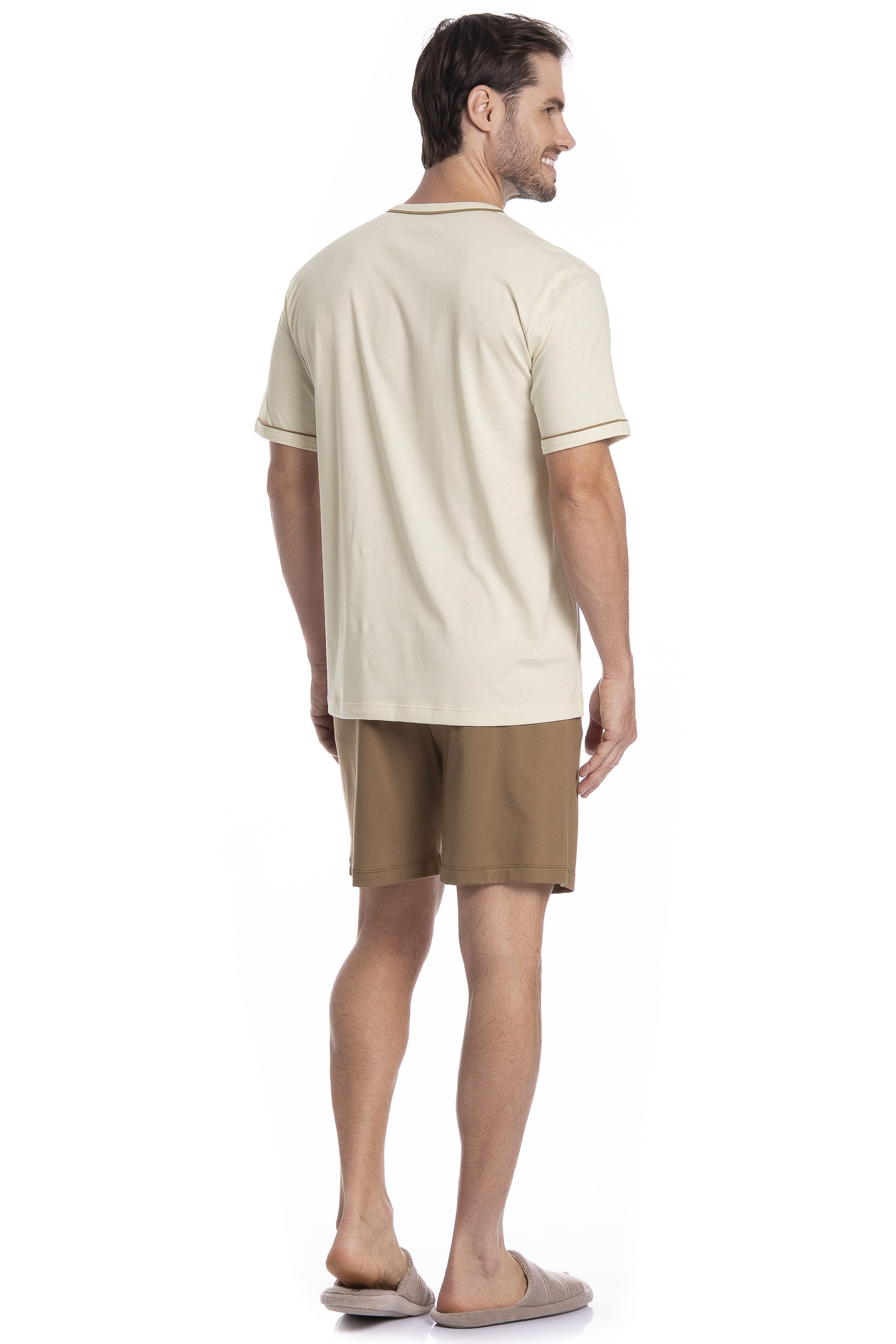 Pijama Masculino Curto Dado Tombini - Imagem 4 - Mobile