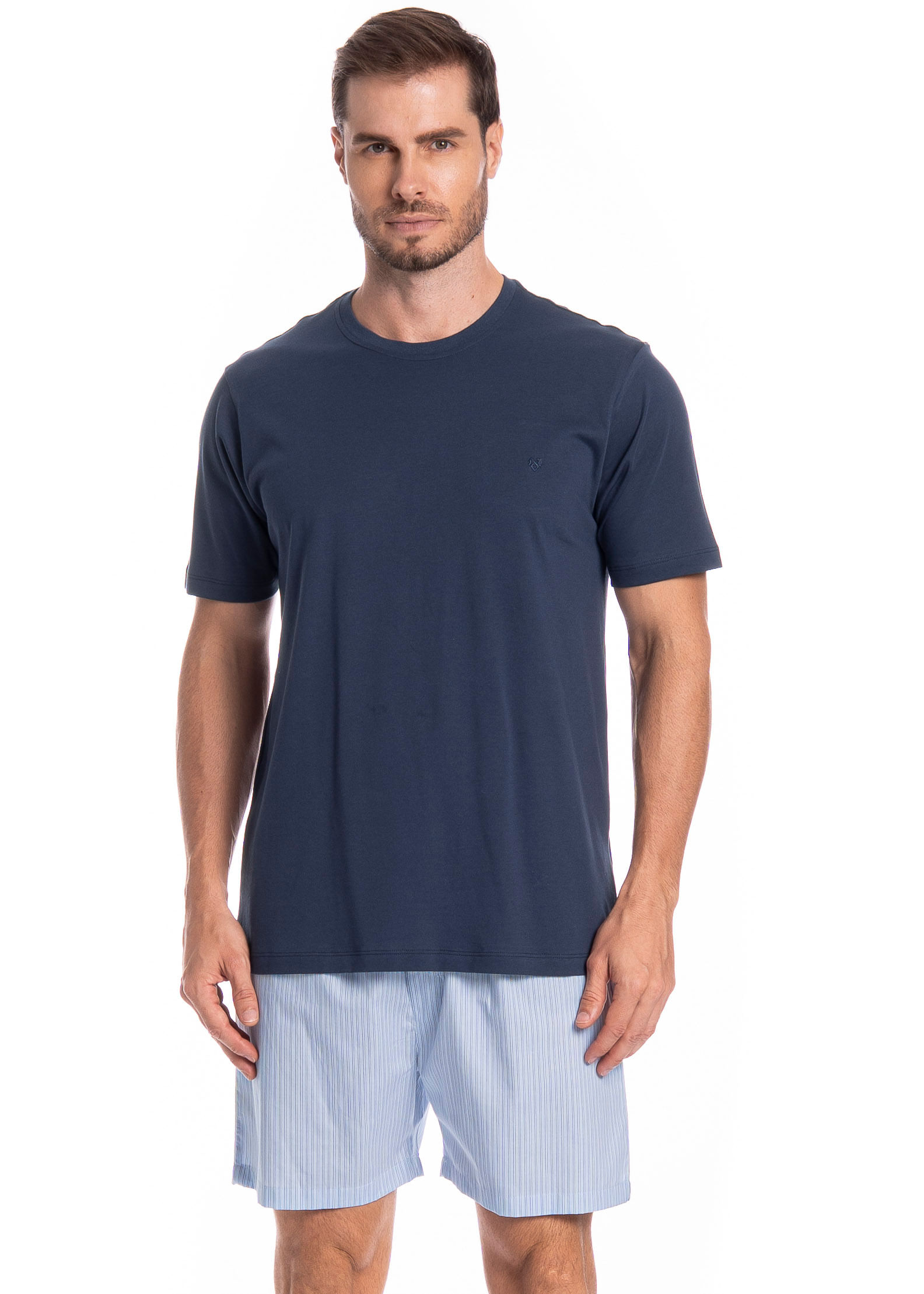 Pijama Masculino Curto Lorenzo Tombini - Imagem 1
