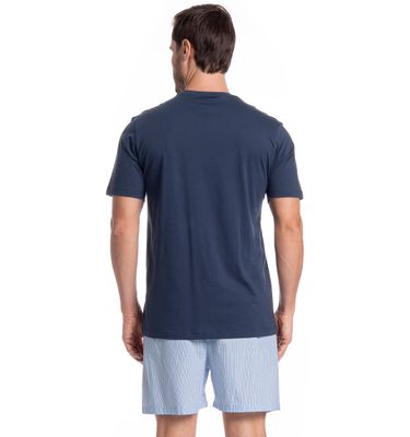 Pijama Masculino Curto Lorenzo Tombini - Imagem 2 - Mobile
