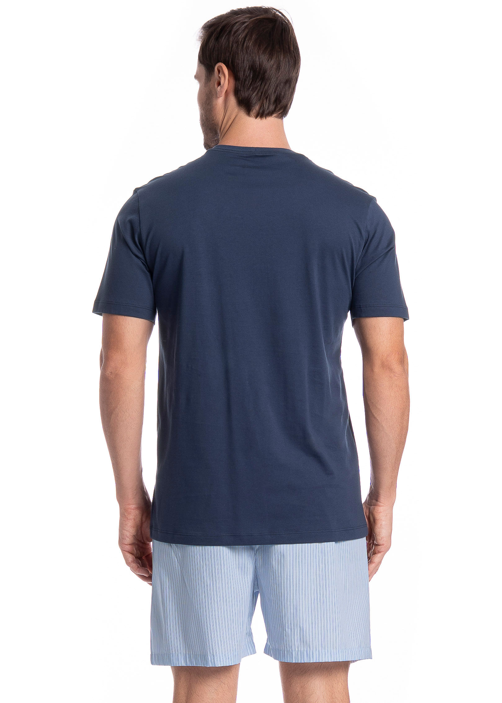 Pijama Masculino Curto Lorenzo Tombini - Imagem 2 - Mobile