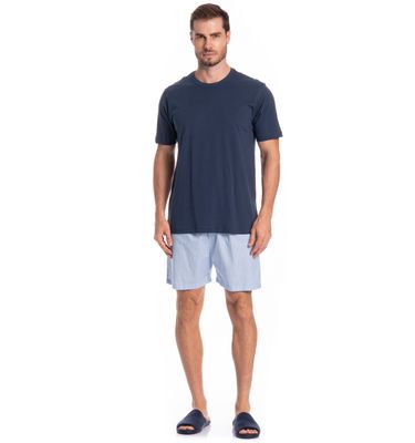 Pijama Masculino Curto Lorenzo Tombini - Imagem 3 - Mobile