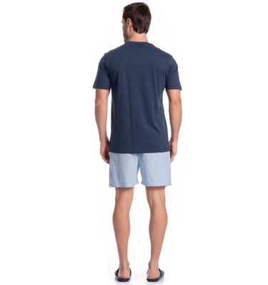 Pijama Masculino Curto Lorenzo Tombini - Imagem 4 - Mobile