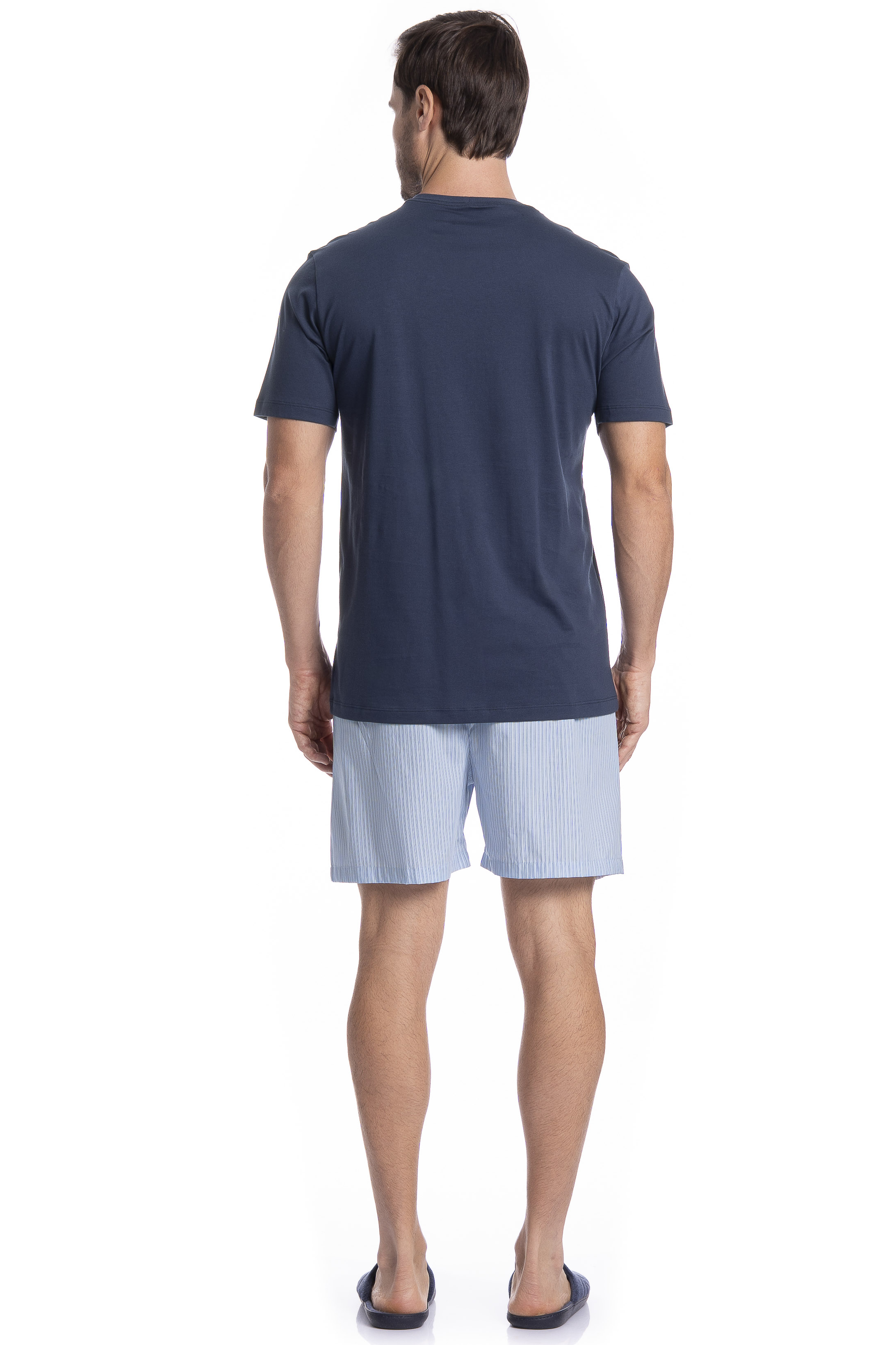Pijama Masculino Curto Lorenzo Tombini - Imagem 4 - Mobile