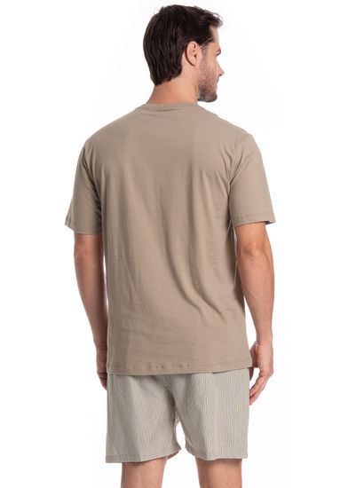 Pijama Masculino Curto Lorenzo Tombini - Imagem 2 - Desktop