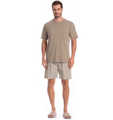 Pijama Masculino Curto Lorenzo Tombini - Imagem 3 - Mobile