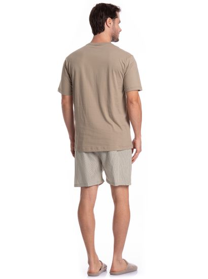 Pijama Masculino Curto Lorenzo Tombini - Imagem 4 - Desktop