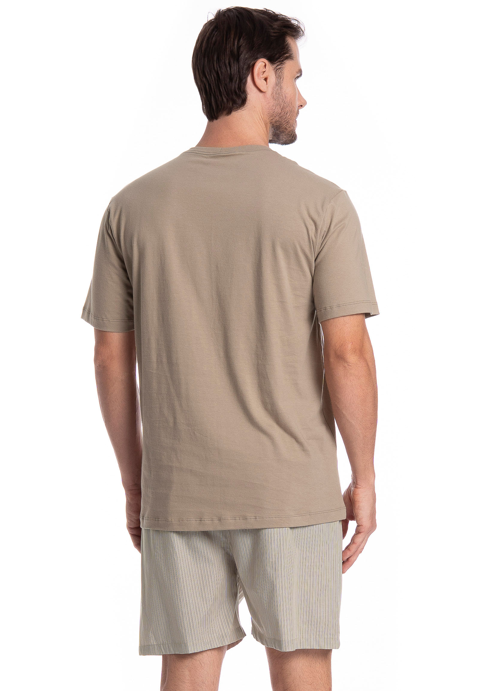Pijama Masculino Curto Lorenzo Tombini - Imagem 2 - Mobile
