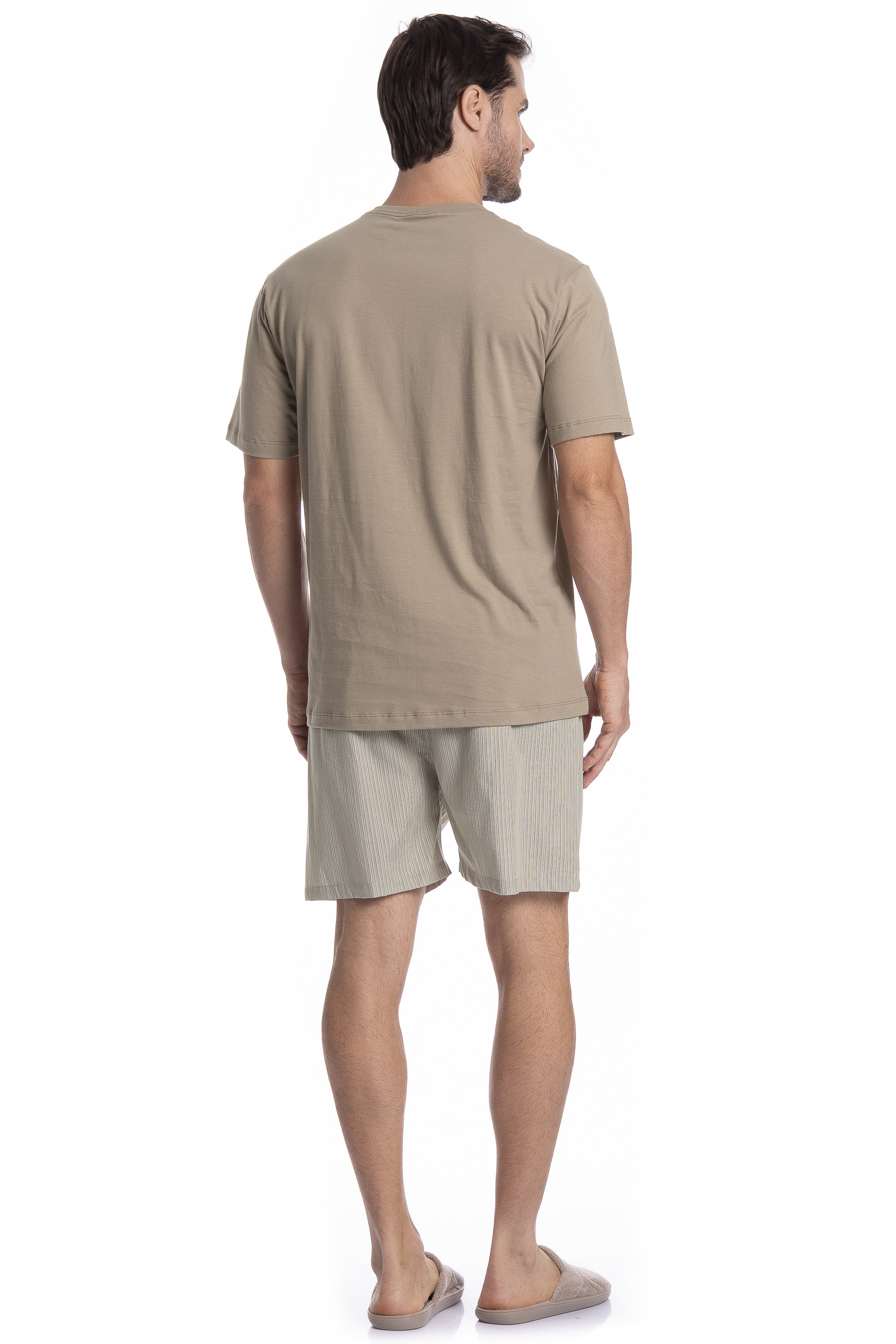 Pijama Masculino Curto Lorenzo Tombini - Imagem 4 - Mobile