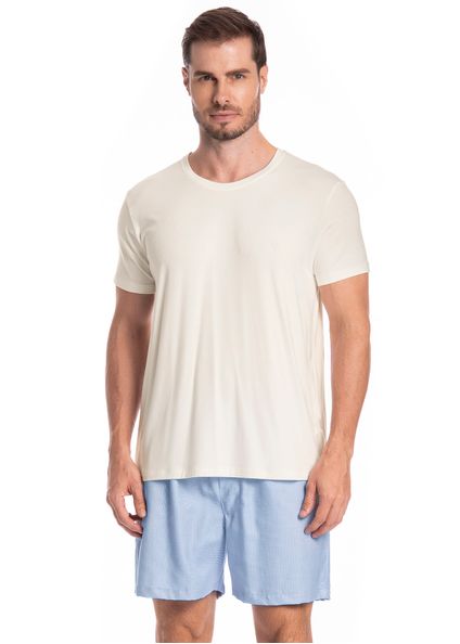 Pijama Curto Lorenzo Tombini Azul-2 - Imagem 1