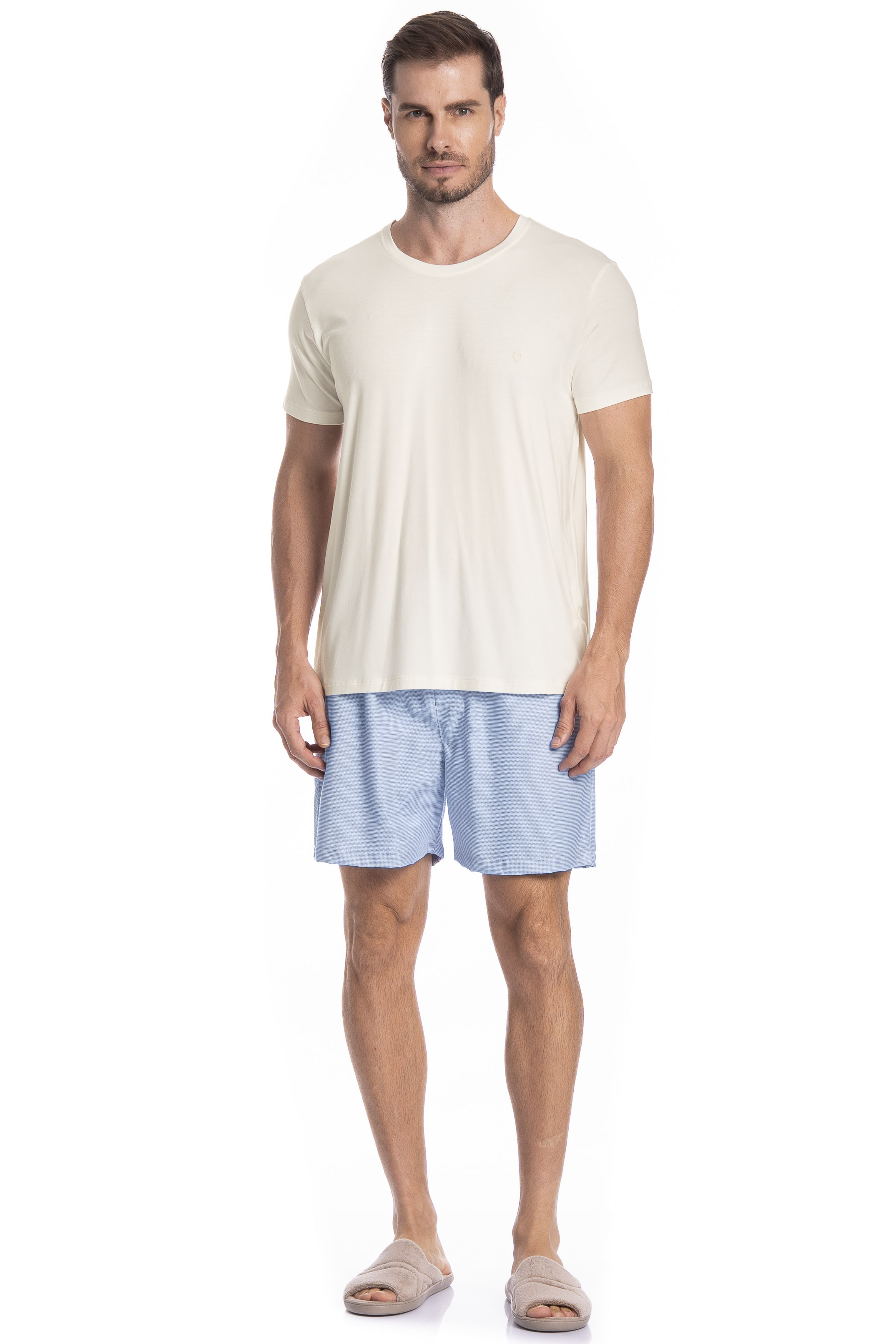 Pijama Curto Lorenzo Tombini - Imagem 3 - Mobile