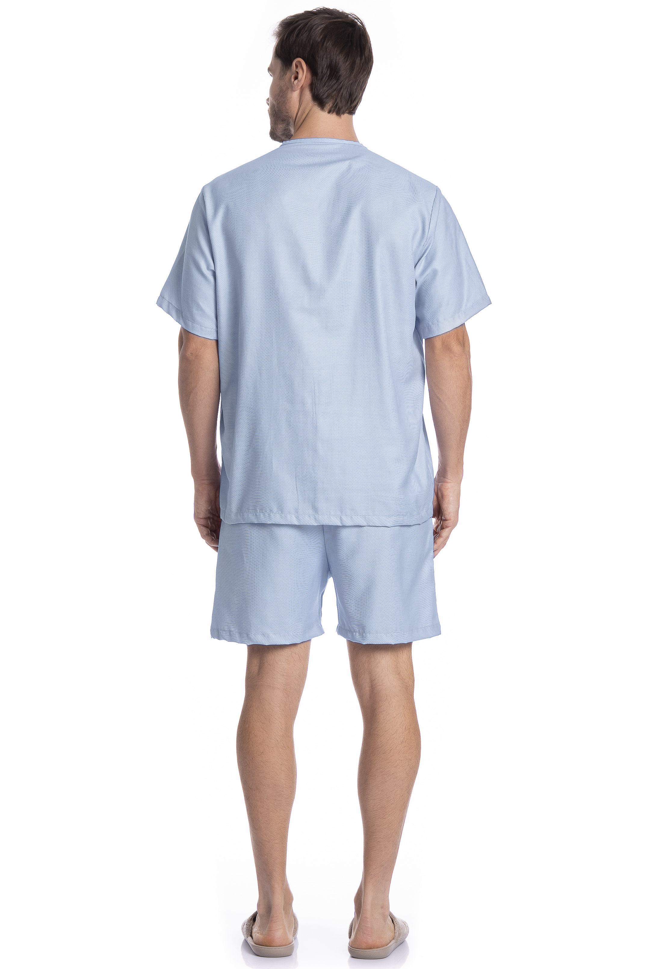 Pijama Americano Curto Lorenzo Tombini - Imagem 4 - Mobile