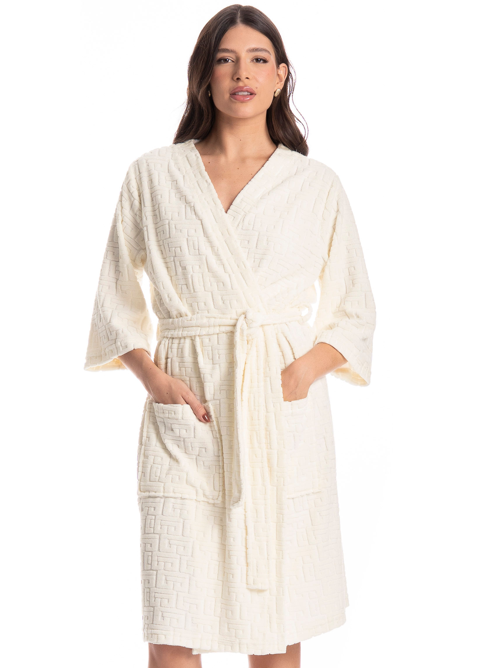 Robe Feminino Jacquard - Imagem 1