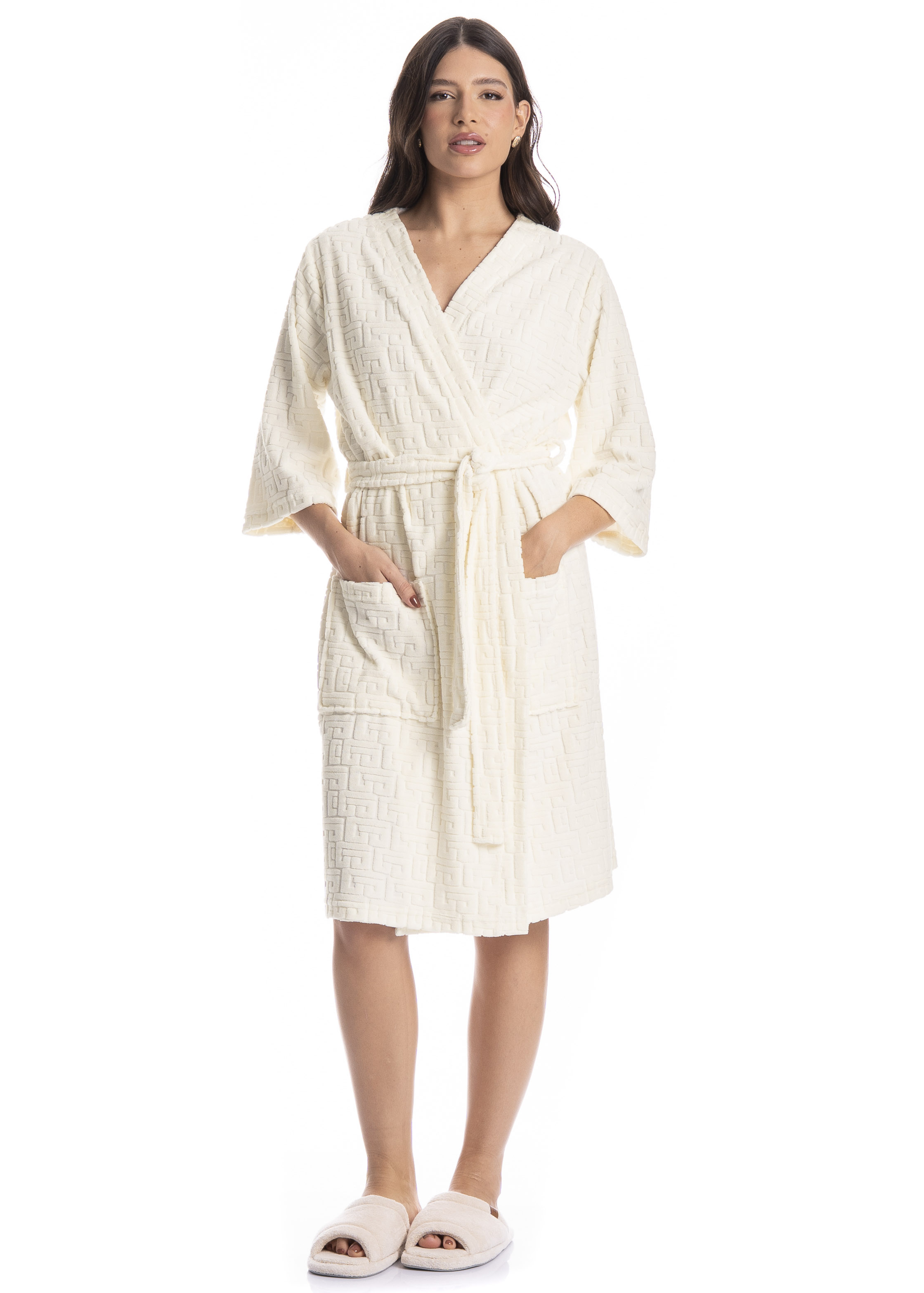 Robe Feminino Jacquard - Imagem 3 - Mobile