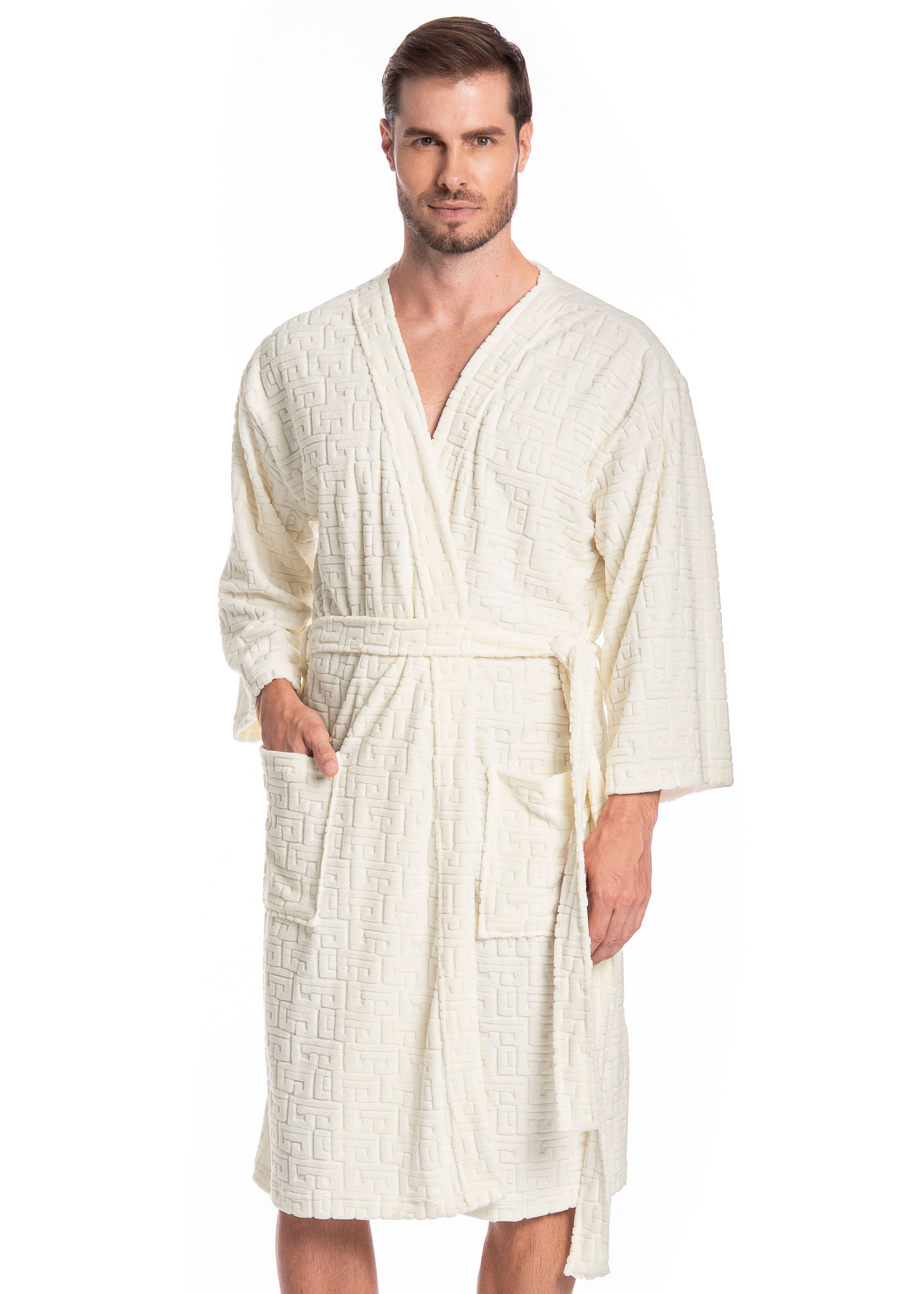 Robe Masculino Jacquard Tombini - Imagem 1