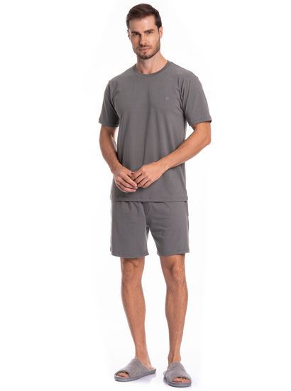 Pijama Masculino Curto Francisco Tombini - Imagem 3 - Desktop