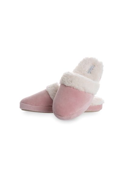 Chinelo Em Plush Raquel Rosa - Imagem 1
