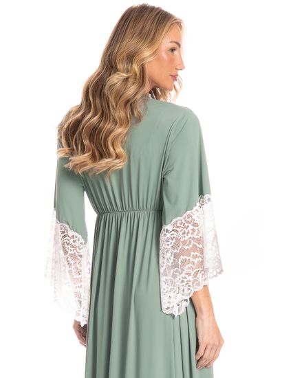 Robe Longo Maternidade Gabriela - Imagem 4 - Desktop