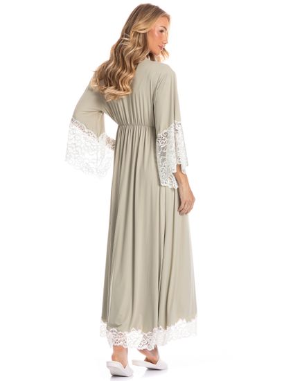 Robe Longo Maternidade Gabriela - Imagem 2 - Desktop