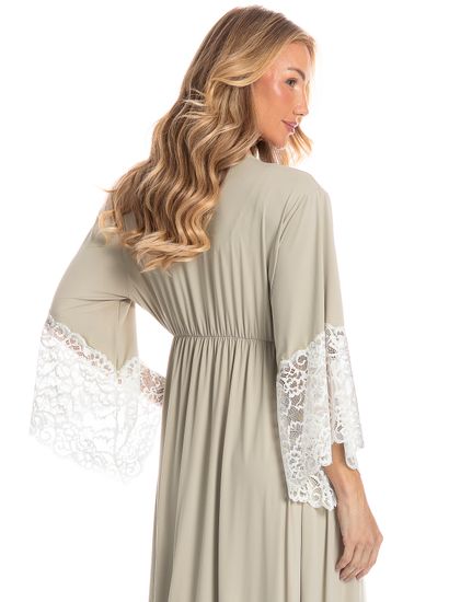 Robe Longo Maternidade Gabriela - Imagem 4 - Desktop