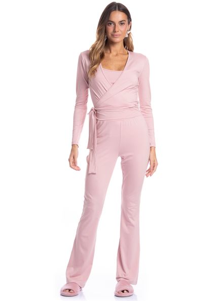 Conjunto Lyla Pilates Rosa - Imagem 1