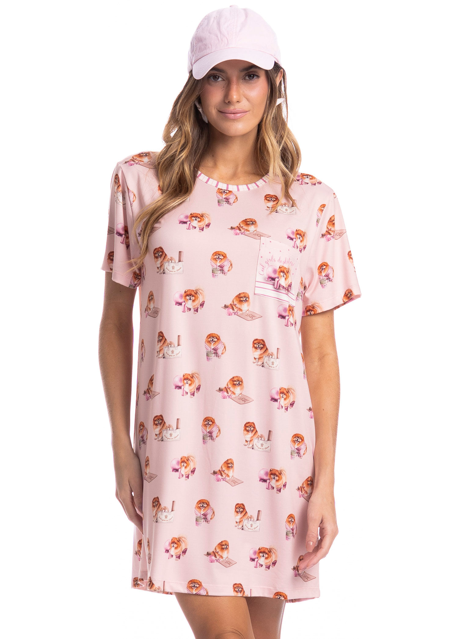 Camisão Feminino Curto Lyla Pilates - Imagem 1