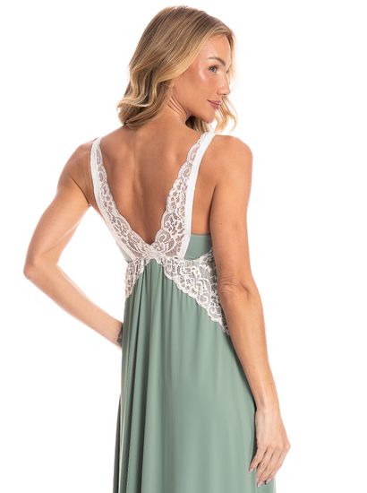 Camisola Longa Feminina Amamentação Gabriela - Imagem 4 - Desktop