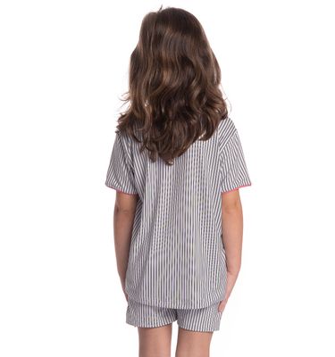 Pijama Infantil Curto Cats Yoga - Imagem 2 - Mobile