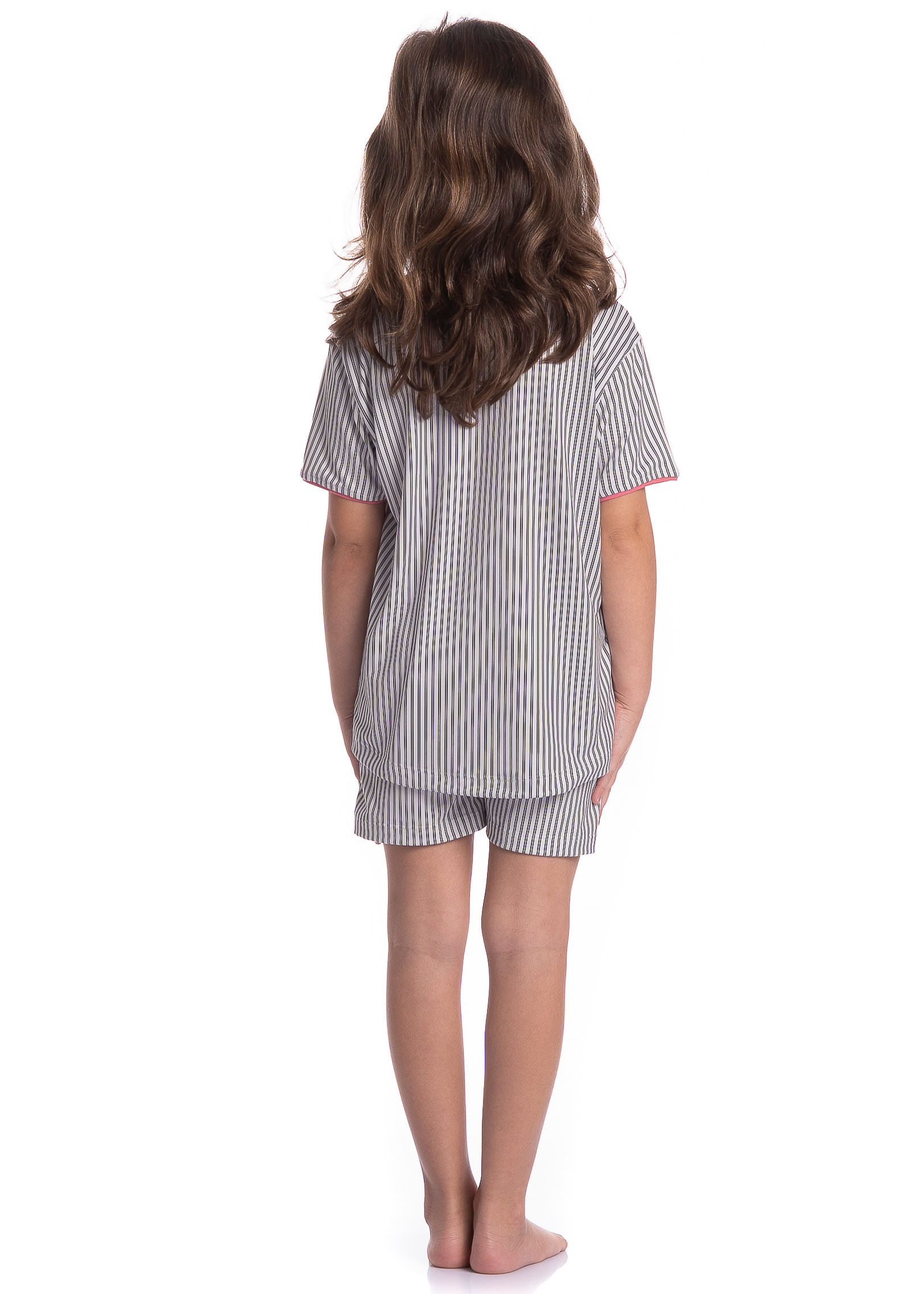Pijama Infantil Curto Cats Yoga - Imagem 4 - Mobile